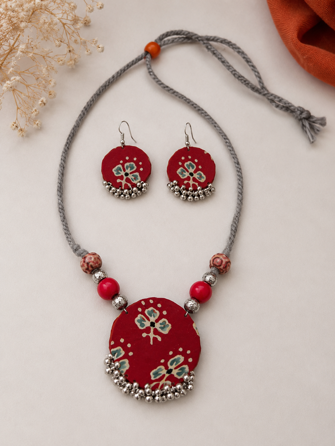 Handmade Ethnic Necklace Set | Artisan Jewelry