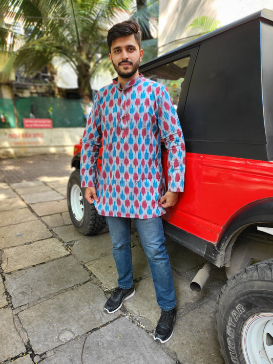 Mid length kurta for men