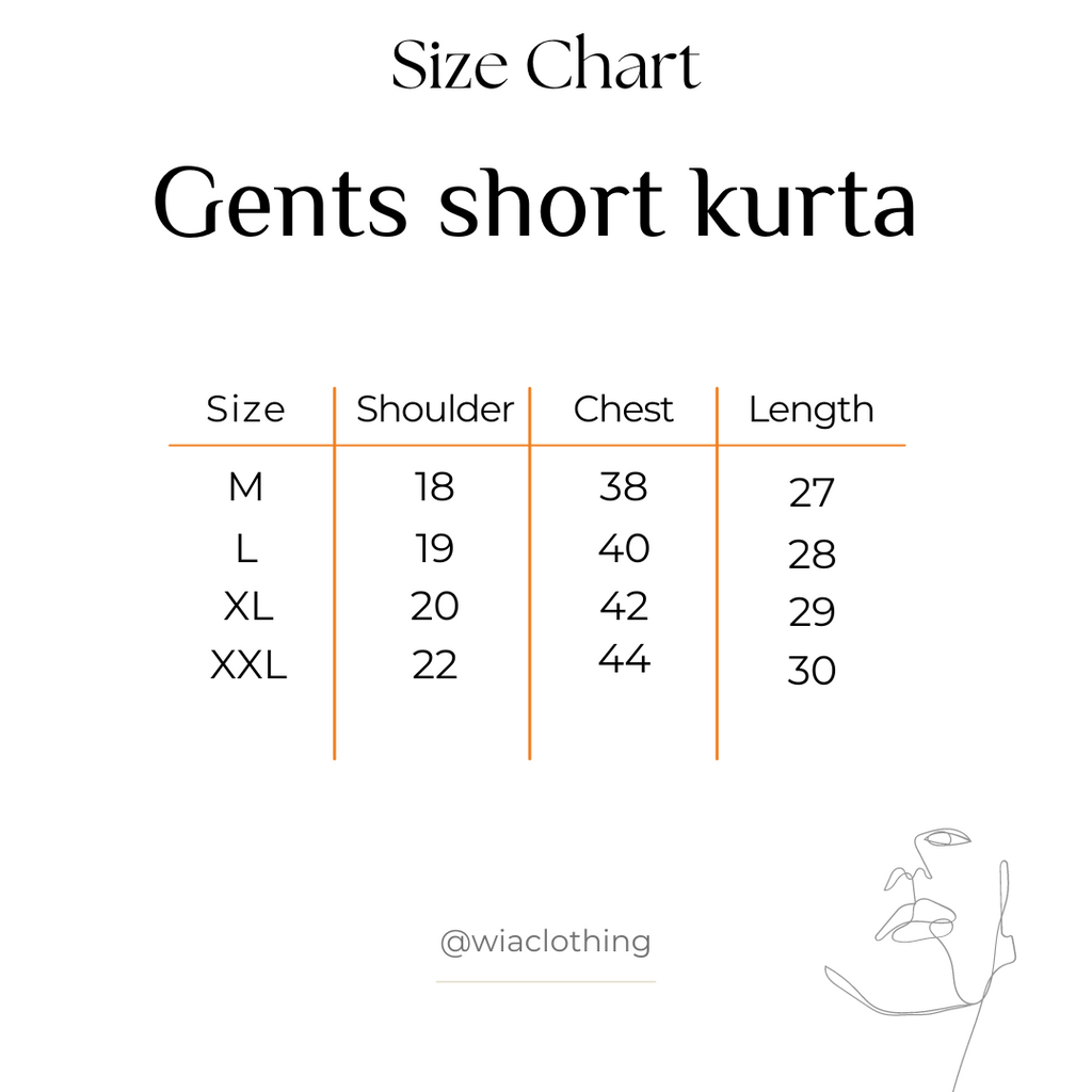 Short kurta for men